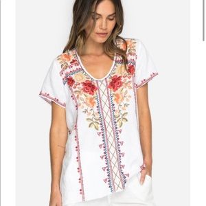 NWT Johnny Was Libbie Drape Top Size Small